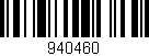 Código de barras (EAN, GTIN, SKU, ISBN): '940460'