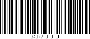Código de barras (EAN, GTIN, SKU, ISBN): '94077_0_0_U'