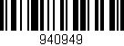 Código de barras (EAN, GTIN, SKU, ISBN): '940949'
