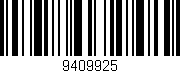 Código de barras (EAN, GTIN, SKU, ISBN): '9409925'