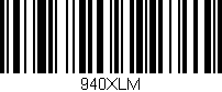 Código de barras (EAN, GTIN, SKU, ISBN): '940XLM'