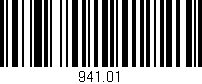 Código de barras (EAN, GTIN, SKU, ISBN): '941.01'