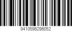 Código de barras (EAN, GTIN, SKU, ISBN): '9410596296052'