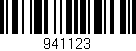 Código de barras (EAN, GTIN, SKU, ISBN): '941123'