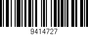 Código de barras (EAN, GTIN, SKU, ISBN): '9414727'