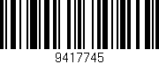 Código de barras (EAN, GTIN, SKU, ISBN): '9417745'