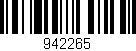 Código de barras (EAN, GTIN, SKU, ISBN): '942265'