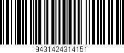 Código de barras (EAN, GTIN, SKU, ISBN): '9431424314151'