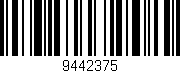 Código de barras (EAN, GTIN, SKU, ISBN): '9442375'