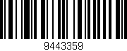 Código de barras (EAN, GTIN, SKU, ISBN): '9443359'