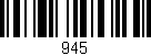 Código de barras (EAN, GTIN, SKU, ISBN): '945'