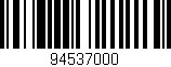 Código de barras (EAN, GTIN, SKU, ISBN): '94537000'
