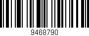 Código de barras (EAN, GTIN, SKU, ISBN): '9468790'