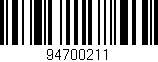 Código de barras (EAN, GTIN, SKU, ISBN): '94700211'