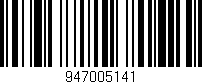 Código de barras (EAN, GTIN, SKU, ISBN): '947005141'