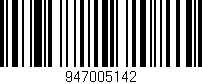 Código de barras (EAN, GTIN, SKU, ISBN): '947005142'