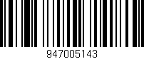 Código de barras (EAN, GTIN, SKU, ISBN): '947005143'