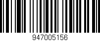 Código de barras (EAN, GTIN, SKU, ISBN): '947005156'