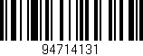 Código de barras (EAN, GTIN, SKU, ISBN): '94714131'
