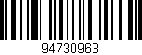 Código de barras (EAN, GTIN, SKU, ISBN): '94730963'