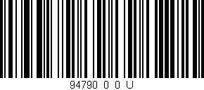 Código de barras (EAN, GTIN, SKU, ISBN): '94790_0_0_U'