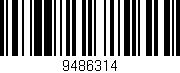 Código de barras (EAN, GTIN, SKU, ISBN): '9486314'