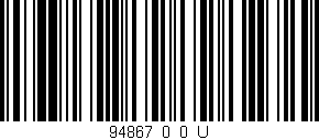 Código de barras (EAN, GTIN, SKU, ISBN): '94867_0_0_U'