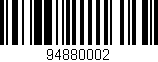 Código de barras (EAN, GTIN, SKU, ISBN): '94880002'
