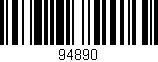 Código de barras (EAN, GTIN, SKU, ISBN): '94890'