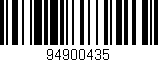 Código de barras (EAN, GTIN, SKU, ISBN): '94900435'