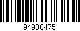 Código de barras (EAN, GTIN, SKU, ISBN): '94900475'