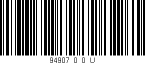 Código de barras (EAN, GTIN, SKU, ISBN): '94907_0_0_U'