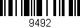 Código de barras (EAN, GTIN, SKU, ISBN): '9492'