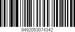 Código de barras (EAN, GTIN, SKU, ISBN): '9492053074342'