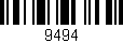 Código de barras (EAN, GTIN, SKU, ISBN): '9494'