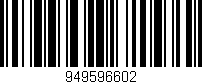 Código de barras (EAN, GTIN, SKU, ISBN): '949596602'
