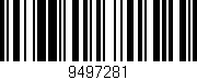 Código de barras (EAN, GTIN, SKU, ISBN): '9497281'