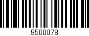 Código de barras (EAN, GTIN, SKU, ISBN): '9500078'