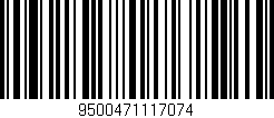 Código de barras (EAN, GTIN, SKU, ISBN): '9500471117074'