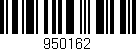 Código de barras (EAN, GTIN, SKU, ISBN): '950162'