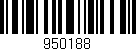Código de barras (EAN, GTIN, SKU, ISBN): '950188'