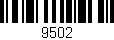 Código de barras (EAN, GTIN, SKU, ISBN): '9502'
