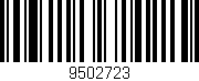 Código de barras (EAN, GTIN, SKU, ISBN): '9502723'