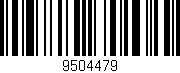 Código de barras (EAN, GTIN, SKU, ISBN): '9504479'