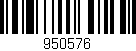 Código de barras (EAN, GTIN, SKU, ISBN): '950576'