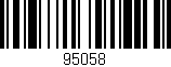 Código de barras (EAN, GTIN, SKU, ISBN): '95058'
