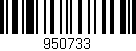 Código de barras (EAN, GTIN, SKU, ISBN): '950733'