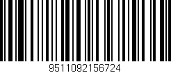 Código de barras (EAN, GTIN, SKU, ISBN): '9511092156724'