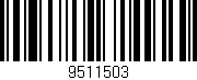 Código de barras (EAN, GTIN, SKU, ISBN): '9511503'