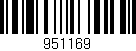 Código de barras (EAN, GTIN, SKU, ISBN): '951169'